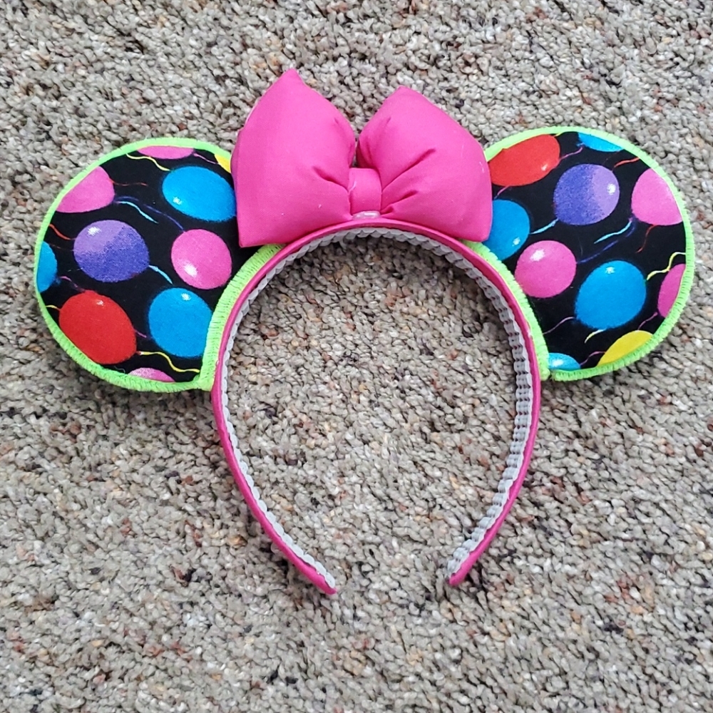 Disney Ears Headband- Colorful Balloons